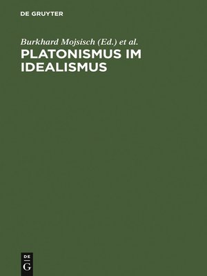 cover image of Platonismus im Idealismus